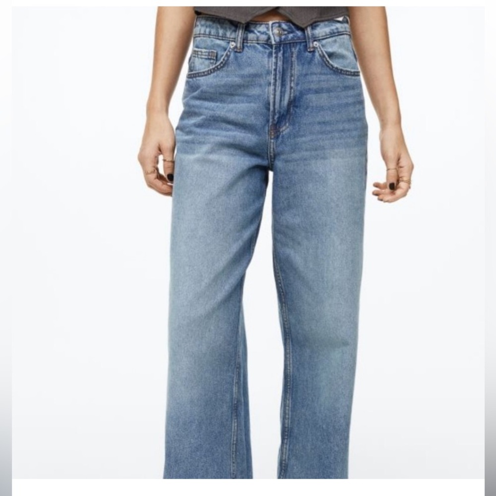 Women’s H&M High-Rise 90’s BAGGY Wide Leg Jeans Sz 6